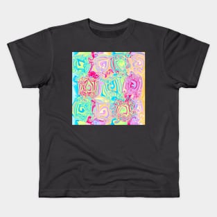 Geode Pastel Abstract Art by Orchid 15 Kids T-Shirt